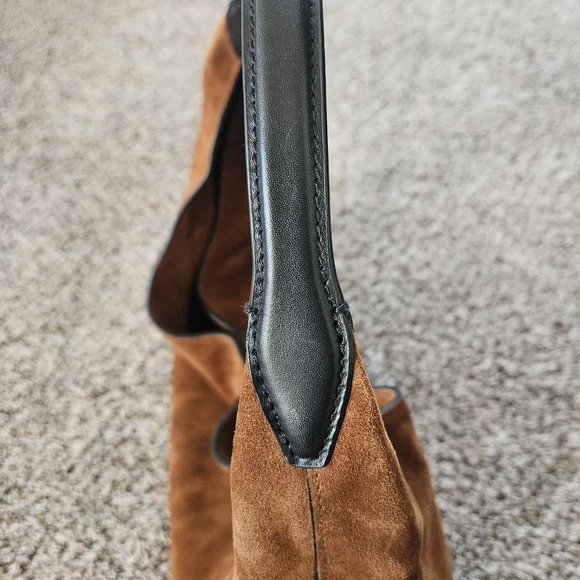 LIKE NEW SUEDE MADEWELL MYLIE BAG RUSSET - Picture 2 of 6